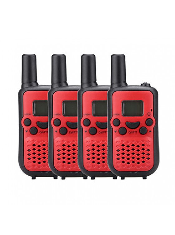 4 Packs FRS/GMRS Handheld Two Way Radios for Kids Children Walkie TalkieWith Hands Free 38CTCSS Up to 6KM