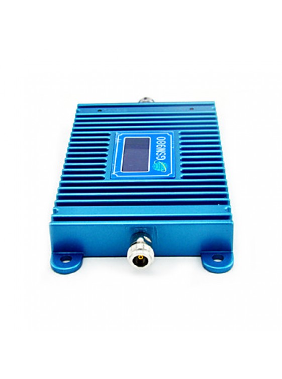 GSM 900mhz Mobile Phone Signal Booster GSM980 Signal Repeater with Log Periodic Antenna / Ceiling Antenna /LCD Display