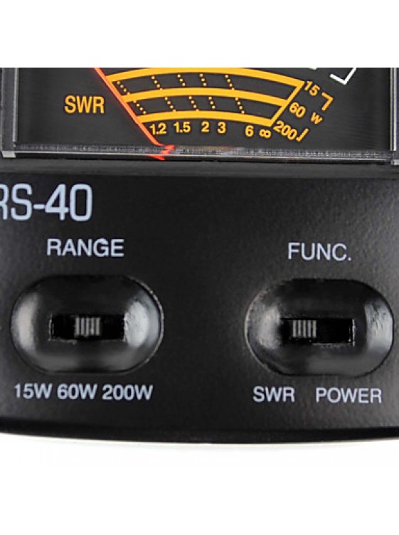 RS-40 Dual Band Standing-Wave Meter Power Meter SWR Meter for Testing SWR Power