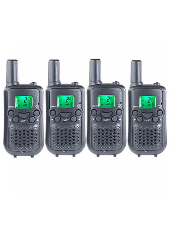 4 Packs FRS/GMRS Handheld Two Way Radios for Kids Children Walkie TalkieWith Hands Free 38CTCSS Up to 6KM