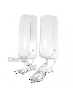 Home/Office Wired Intercom Telephone System with Wall Mount (2-Pack)