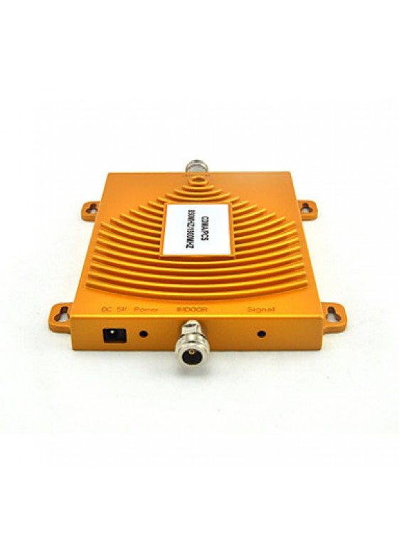 Mini CDMA 850MHz PCS 1900MHz Mobile Phone Signal Booster Dual Band Signal Repeater with Ceiling / Log Periodic Antenna