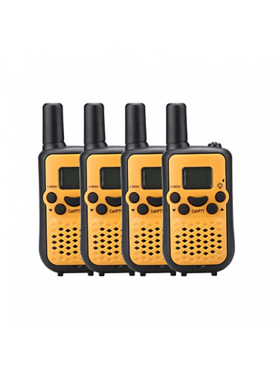 4 Packs FRS/GMRS Handheld Two Way Radios for Kids Children Walkie TalkieWith Hands Free 38CTCSS Up to 6KM