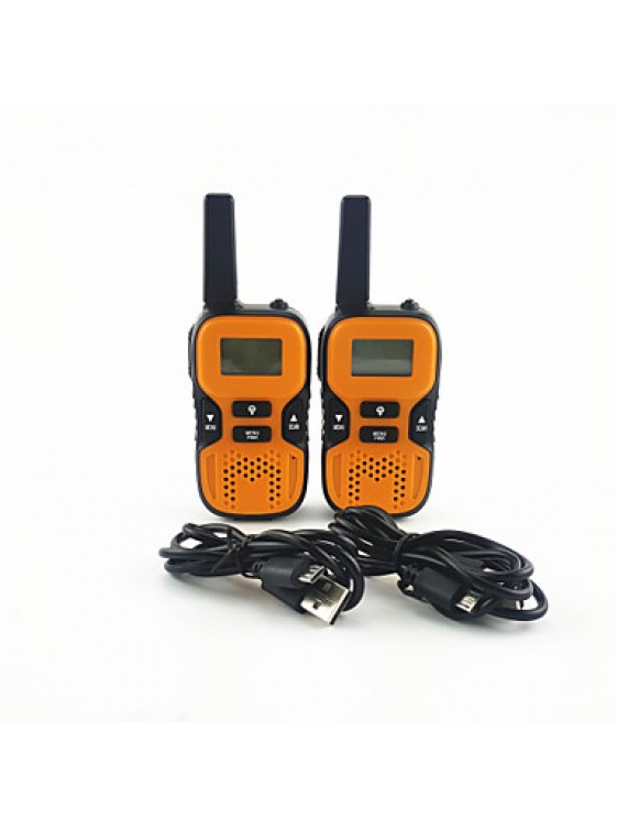 Kids Walkie Talkies Handheld 2-way Radio 22 CH 462.550- 467.7250MHz 0.5W Portable UHF Intercom for Hiking Camping